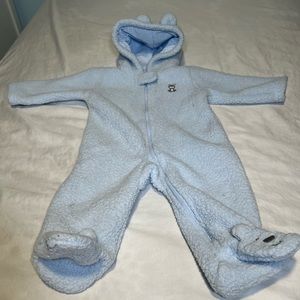 Carters boys bear ear sherpa onesie
